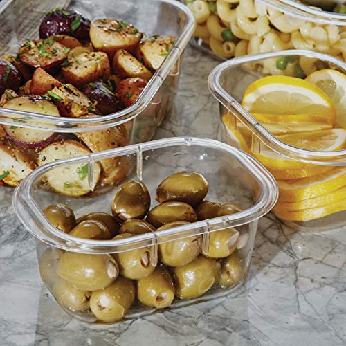 Rubbermaid Brilliance Leak-Proof Food Storage Containers with Airtight Lids, Set of 5 (10 Pieces Total) |BPA-Free & Stain Resistant Plastic