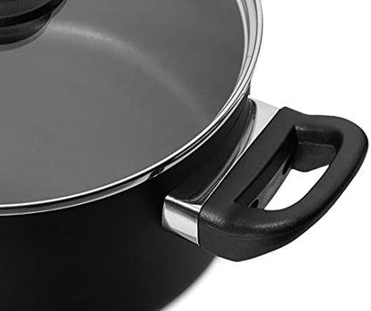 Amazon Basics Non-Stick Cookware Set, Pots, Pans and Utensils - 15-Piece Set