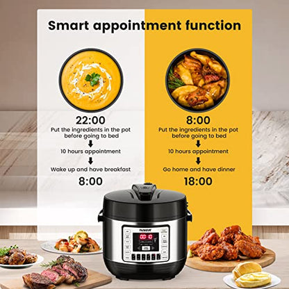 Nuwave Nutri-Pot Digital Pressure Cooker 6-quart with Stainless Steel Inner Pot & Sure-Lock Technology